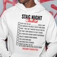 Stag Do Bachelor Party Dares Checklist Game Hoodie Personalized Gifts