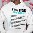 Stag Do Group Challenge Checklist Dares Game Hoodie Personalized Gifts