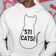 Sticatsi Sticazzi Phrase Ironic Writing With Cat Hoodie Unique Gifts