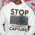 Stop And Capture Fotografen Lustige Fotografie Hoodie Lustige Geschenke
