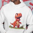 T-Rex 2Nd Birthday Dino Ich Bin Schon 2 Jahre Alt German Langu Hoodie Lustige Geschenke