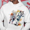 Tigre Colorido Arte Zoo Animal Tigre Sudadera Regalos divertidos