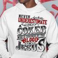 Underestimate Coker Family Name Hoodie Funny Gifts