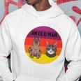 Never Underestimate An Old Man With German Shepherd Cat Hoodie Personalized Gifts