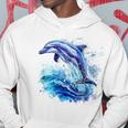 Underwater World With Dolphin Kapuzenpullover Lustige Geschenke