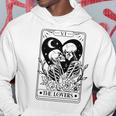 Vintage The Lovers Tarot Card Skeleton Skull Loves Tarot Hoodie Personalized Gifts