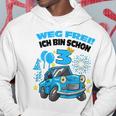 Weg Frei Ich Bin 3 Trabant 601 Hoodie, Geburtstag Junge Lustige Geschenke