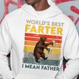 World's Best Farter I Mean Father Father's Day Bear Drinking Hoodie Funny Gifts