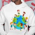 Youth Earth Day Happy Children Around The World Hoodie Personalized Gifts