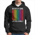 100 Days Of School And Still Loving It Hearts Cute 100Th Day Hoodie