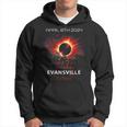 40824 Total Solar Eclipse 2024 Evansville Indiana Hoodie