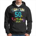 50 Years Old Birthday Party Cancun Mexico Trip 2024 B-Day Hoodie