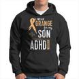 Adhd Awareness My Son Warrior Walk Run Hoodie