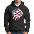 Alabama State Flag American Blood Inside Me Hoodie