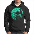 Alice In Wonderland And Cheshire Cat Under Moon Hoodie