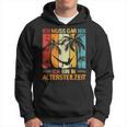 Altersteilzeit Hoodie Ich Muss Gar Nix – Lustiges Ruhestands-Design Schwarz