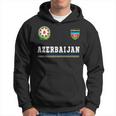 Aserbaijan Sports Football Flag Football Te- Hoodie