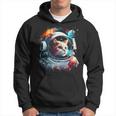 Astronaut Cat Or Space Cat On Galaxy Cat Lover Hoodie