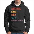 Awesome Since May 1972 Taurus And Gemini Zodiac Hoodie