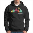 Badlands Mountain Vintage Hiking National Park Souvenir Hoodie