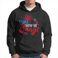 I Like How He Bangs I Like How She Explodes Couple Hoodie