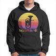 Baritone Retro Vintage I Destroy Silence Euphonium Hoodie