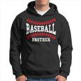 Baseball Brother Laces Little League Big Bro Matching Family Hoodie