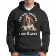 Basset Hound Dog Breed I've Got Friends In Low Places Hoodie