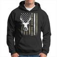Best Buckin' Dad Ever Deer Hunting Fathers Day American Flag Hoodie