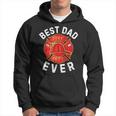 Best Dad Ever Dept Symbol Fireman Firefighter Fathers Day Hoodie