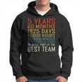 Best Team Vintage Work Anniversary 5 Years Employee Hoodie