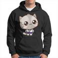 Bjj Brazilian Jiu Jitsu Purple Belt Kawaii Cat Hoodie