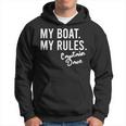 My Boat My Rules Captain Dave Personalized Boating Name Hoodie