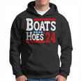 Boats & Hoes 24 Vintage Logo For Your Step Brothers Hoodie