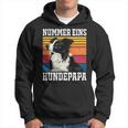 Border Collie Nummer Eins Border Collie Papaintage Kapuzenpullover