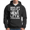 Boys Lift Weights Lift Cheerleaders Cheerleading Cheer Hoodie