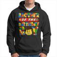 Brother Of The Birthday Boy Building Brick Family Matching Hoodie