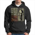 My Brother My Soldier Hero Proud Army Brother Military Bro Hoodie