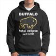 Buffalo Eclipse Outline April 8 2024 Total Eclipse Buffalo Hoodie Buffalo Eclipse Outline April 8 2024 Total Eclipse Buffalo Hoodie