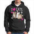 Camisa I Love Cats Cat Lover I Love Kittens Sudadera