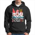 Candy Cane Crew Christmas Gnomes Family Matching Hoodie