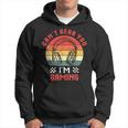 Can't Hear You I'm Gaming Humor Quote Vintage Sunset Hoodie