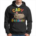 Capy Birthday Capybara Animals Boys Girls Birthday Hoodie