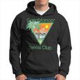 Casablanca Tennis Club Hoodie - Tropisches Palmen & Sonnenuntergang Design