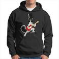 Cat Playing Guitar Heavy Metal Rock Guitarists Lover Hoodie