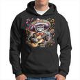 Cat Playing Guitar Mexican Hat Cinco De Mayo Music Hoodie