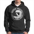 Catch Waves Not Feelings Surfer And Surfing Themed Hoodie