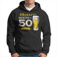 Cheers And Beers To 50 Years 50Th Birthday Party Hoodie