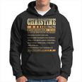 Christine Name Christine First Name Hoodie