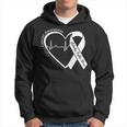 Colon Cancer Awareness Support Family Matching Blue Ribbon Hoodie